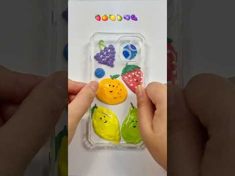 Satisfying happy fruits emoji art #satisfying #happy #emoji #fruit #oddlysatisfying #iphone #art