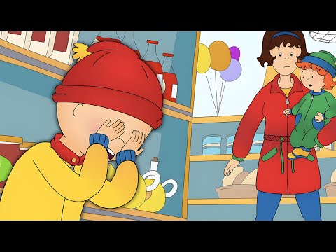 Lost at the Supermarket | Caillou's New Adventures