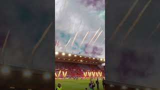 Aston Villa v Nottingham Forest Europa League Semi Final Fireworks