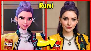 LAS GUERRERAS K-POP En La VIDA REAL😱❤️+ ¡ADIVINA LA CANCIÓN!🎶K-Pop Demon Hunters😍🎶Rumi💜Ginu🔥