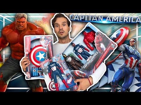 COMPRE TODOS LOS JUGUETES DE CAPITAN AMERICA !! / Memo Aponte