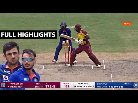 India vs West Indies 5th T20 Match Full Highlights 2022 •IND vs WI Highlights,Today Match Highlights
