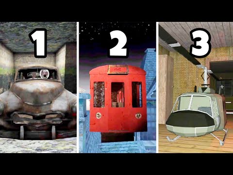 All Granny Chapters 1, 2, 3 Vehicle Escape Inside House Full Gameplay | Granny Chapters New Mod