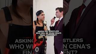 Pro wrestlers predict John Cena's final opponent.  #johncena #prowrestling #indiewrestling #wwe