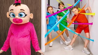 Rotlicht-gegen-Grünlicht-Challenge mit Vania und Mania | Vania Mania DE