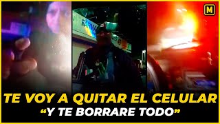 Policías se MOLESTAN porque grabaron su accionar, querían borrar el video 