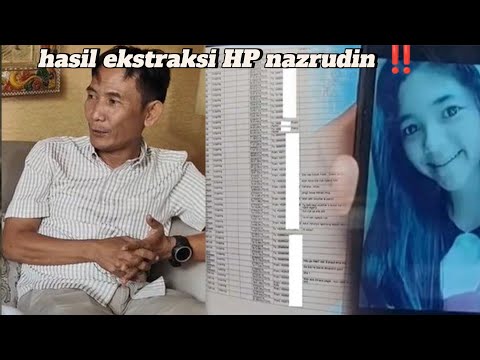 hasil ekstraksi hp nazrudin menegangkan โผ๏ธ