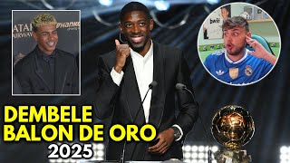 DEMBELE GANA el BALÓN DE ORO 2025, LAMINE YAMAL SEGUNDO ¿MERECIDO?