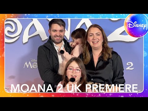 Our Competition Winners at the Moana 2 UK Premiere! 🌊✨ | Disney UK