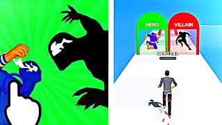 Hero Verse Run - Hero or Villain Venom Man Run - All Levels iOS Android GamePlay #8