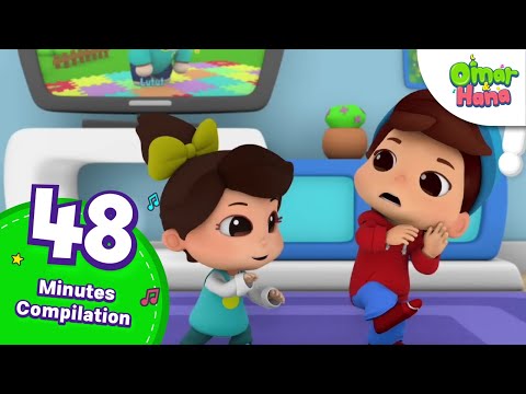 48 Minutes Compilation | Islamic Series & Songs For Kids | Omar & Hana English