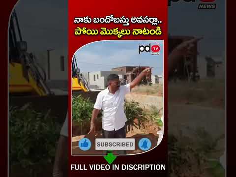 MLA Kethireddy | మొక్కలు నాటించిన కేతిరెడ్డి | #shorts | #pdtvnews
