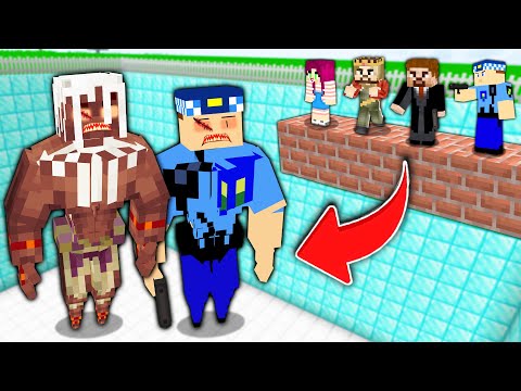 KASLI KEREM KOMİSER VE KASLI HÜSAMETTİN ÇUKURUNA DÜŞERSEN ÖLÜRSÜN! 😱 - Minecraft ZENGİN FAKİR HAYATI