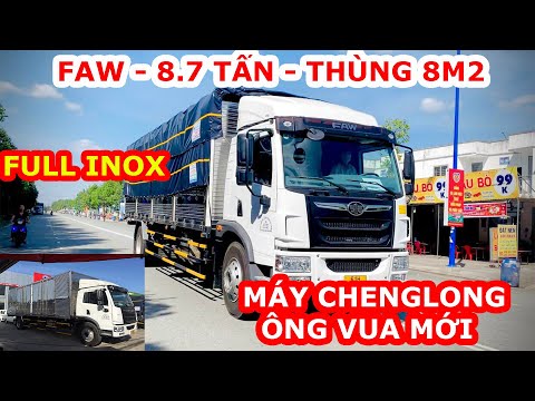 Giá xe tải FAW 8 tấn thùng dài 8 mét, FAW 2020 bảng giá mới nhất Bình Dương