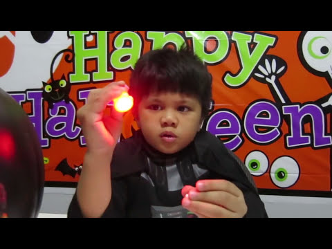 Troy Opens Giant Halloween Spider Pinata Pretend Play TBTFUNTV
