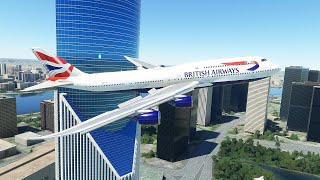 Pilot lost control of Huge Airplane just before Landing, msfs 2020