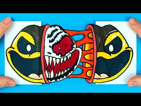 Drawing & Paper Craft Icky Licky Transformation Nightmare Critters