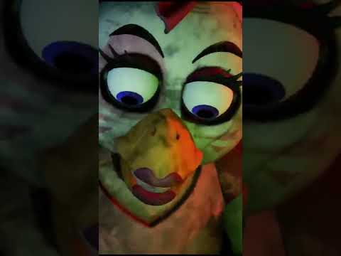 SI LE DISPARAS A GLAMROCK CHICA DICE WTF EN FNAF SECURITY BREACH (Five Nights at Freddys) #shorts