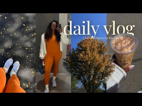 MORNING VLOG 🍂 my not-so-routine morning routine.. | Fall edition