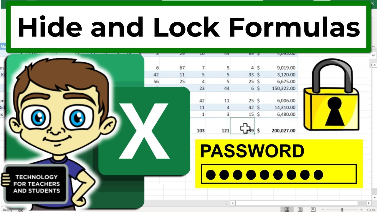 How to Hide and Lock Your Excel Formulas