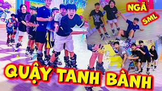 Thái Chuối Thử Thách Dẫn Khối Nghỉ Hè Đi Trượt Patin - Ngã Sấp Mặt