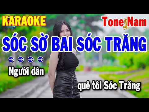 Karaoke Sóc Sờ Bai Sóc Trăng Tone Nam Nhạc Sống Cha Cha Chuẩn 2025 | Thanh Hải