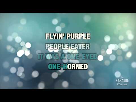 The Purple People Eater in the Style of “Sheb Wooley” with lyrics (no lead vocal)