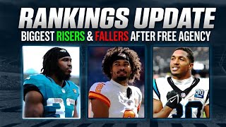 Biggest Fantasy Football Rankings Risers & Fallers After Free Agency | 2026 Fantasy Football Advice