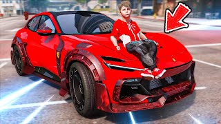 قهرت صديقي في اقوى فيراري بالعالم😱🔥!! | فلم قراند