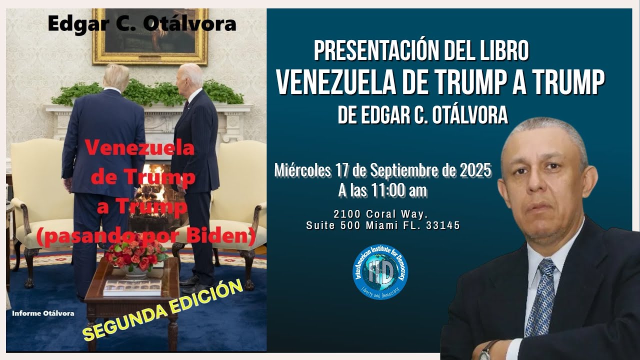 Presentación del libro "Venezuela de Trump a Trump" de Edgar C. Otálvora