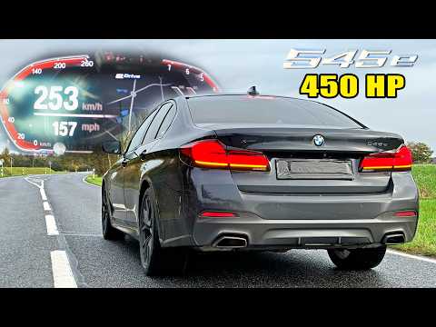 450HP BMW 545e is the ULTIMATE B58 HYBRID on the UNLIMITED AUTOBAHN!