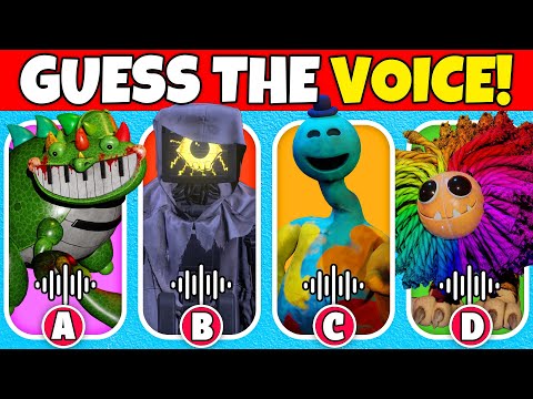 Guess The Poppy Playtime Chapter 4 Monsters By VOICE!🔊| Yarnaby, Doey The Doughman, Pianosaurus