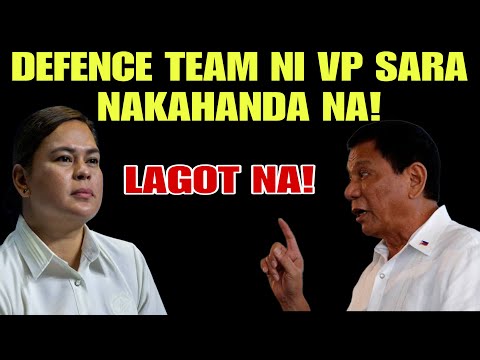 WOW DEFENCE TEAM NI VP SARA KASADO NA PALA! DATING PANGULONG DUTERTE HANDA MAGING ABOGADO NI VP SARA