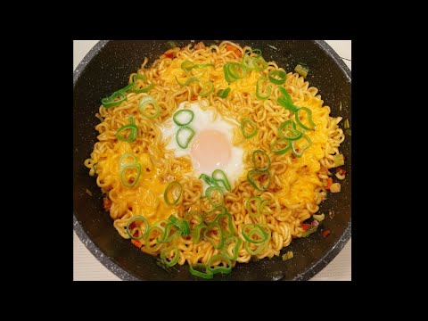 辛ラーメンを一番美味しく食べれる方法(くじらい式ラーメン)