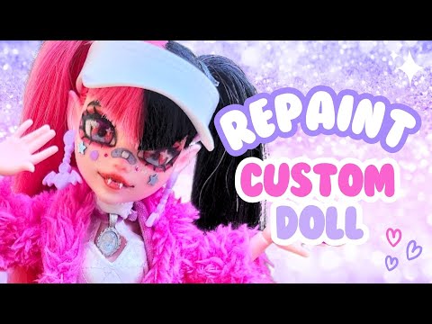 DOLL REPAINT 🩷 || Bubblegum Pop Draculaura ✨