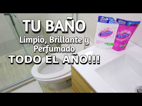 🟣 ASEO PROFUNDO al BAÑO sin TANTO ESFUERZO! |USOS del PERCARBONATO p/ LIMPIAR tu CASA | VLOGS TIPS