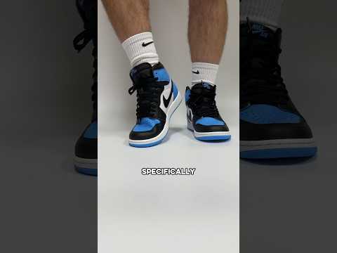 Creasing the “UNC Toe” Jordan 1s on Release Day😬