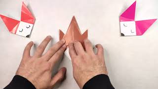 How to make a PAPER FOX BOOKMARK | Origami Paper Fox | Easy Origami #papercraft 