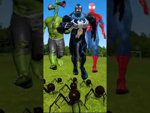 Heroes and monsters spiders #shorts