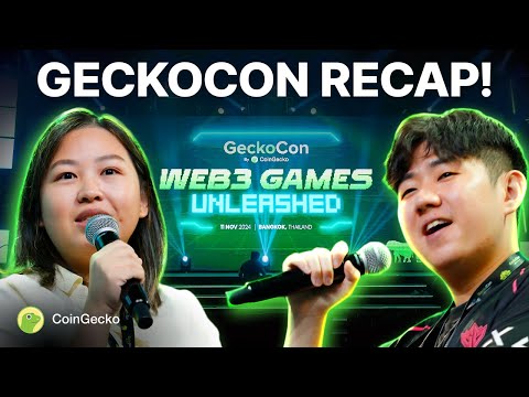 What’s NEXT in Crypto Gaming?? GeckoCon 2024 Recap!