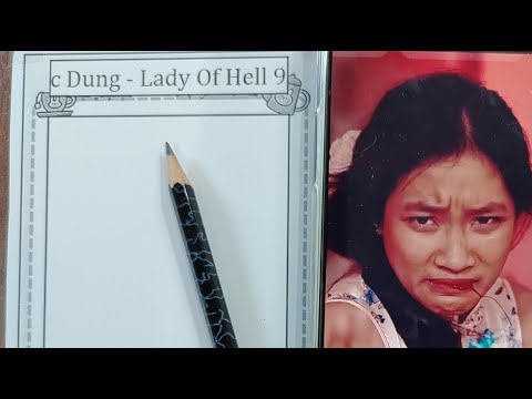 Cách vẽ chị Dung trong Lady Of Hell | Sê Lốc Huy | Oppa Huy Idol