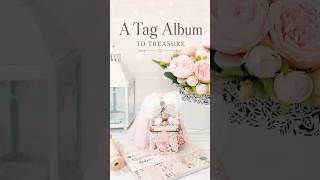 Turn One 12x12 Paper Into a Gorgeous Tag Album | Buttons & Keepsakes #scrapbooking # #cardcreations