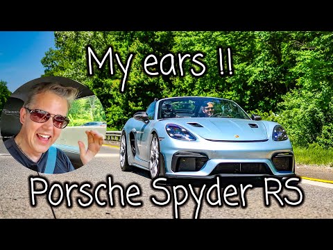 Porsche Spyder RS - the loudest Porsche yet.