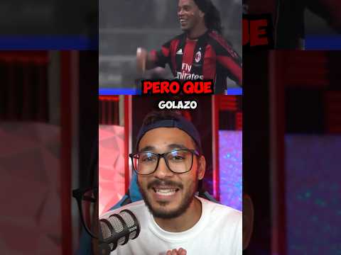 El Golazo que IMPRESIONÓ a RONALDINHO #shorts