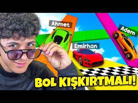 EKİPLE BOL KIŞKIRTMALI PARKUR! 🤣 | GTA V PLAYLIST