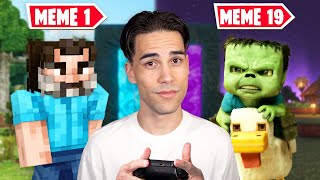 I Speedran Every Meme in Minecraft!