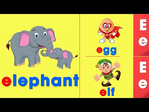 Toddler Learning Video, letter e - Alphabet for kids | ABC Kids