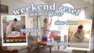 Cozy *Whole House* Weekend Reset (Mom of 4) // Clean, Organize, & Slow Down