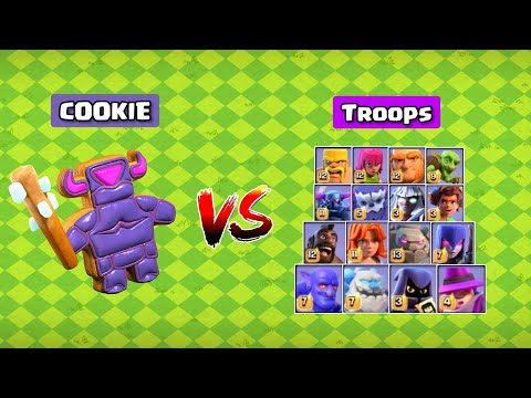 COOKIE Vs Ground Troops ll Clash of clans ll