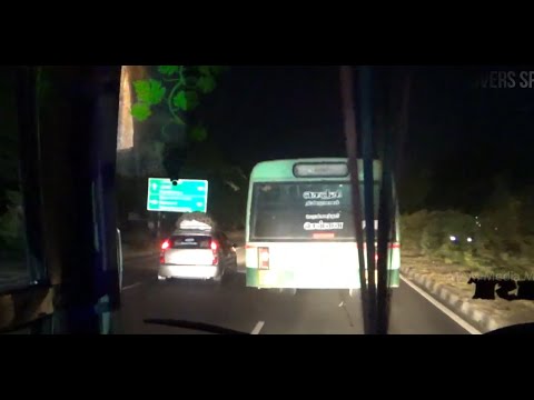 Spot the night driver mistake almost HIT Truck vs TNSTC bus vs TATA vs leyand ecomet nrt vs tata bus